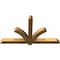 Ekena Millwork Redmond Rough Sawn Timber Gable Bracket, Western Red Cedar, 60"W x 35"H x 4"D x 4"F, 14/12 Pitch GBW060X35X0404RED00RWR - alternate 5